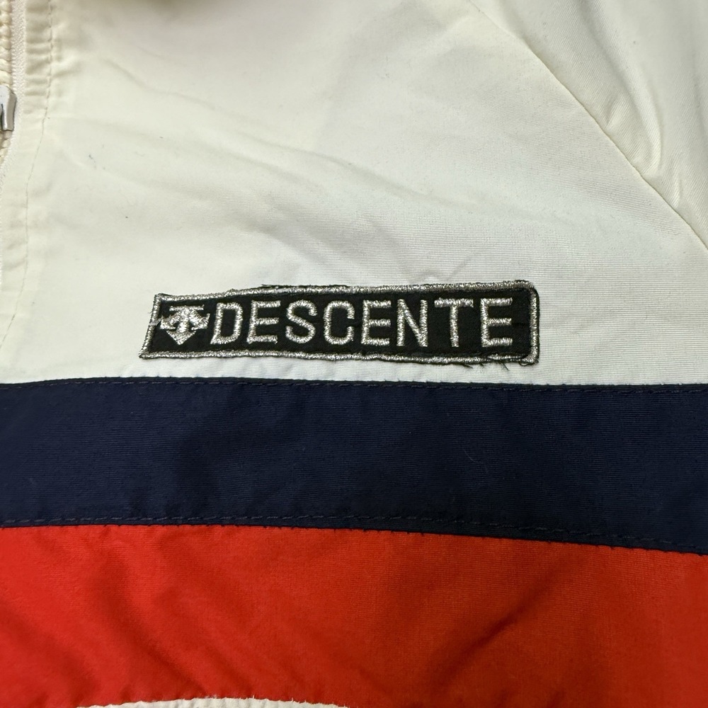 Vintage DESCENTE 1/2 Zip Pullover Ski Jacket Size XS USA Kangaroo Zip Pocket - Picture 3 of 7